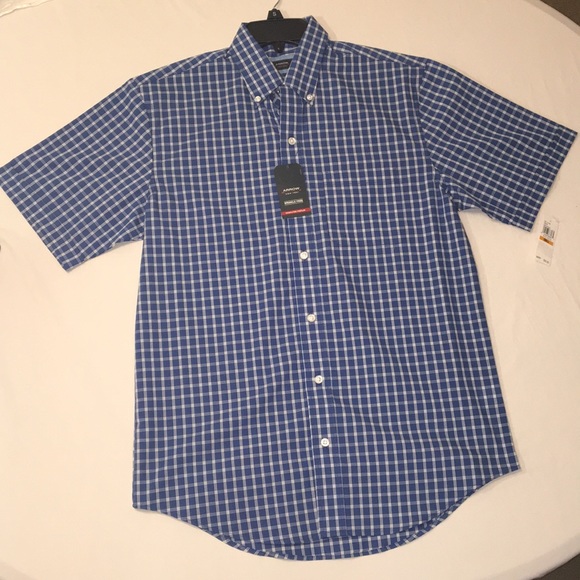 ARROW MEN SMALL WRINKLE FREE HAMILTON POPLIN NWT - Picture 2 of 8